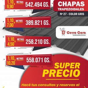 Chapas Trapezoidales