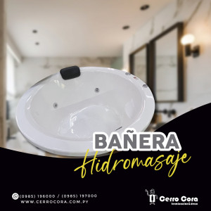 Bañera con hidromasaje