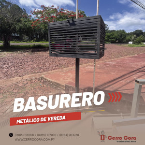 Basurero de vereda