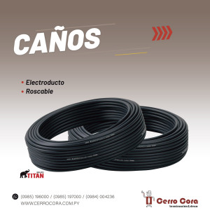 Caños Titan Roscable y Electroducto