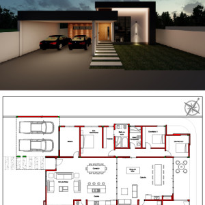 Proyecto de vivienda unifamiliar