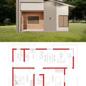 Proyecto de vivienda unifamiliar
