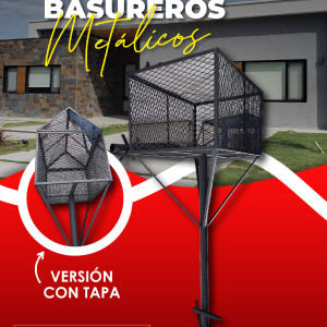 Basureros Metálios