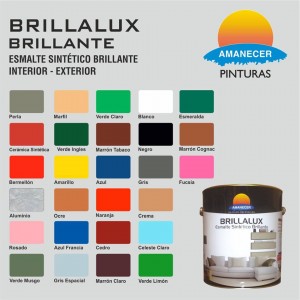 PINTURA AMANECER BRILLALUX SINTÉTICO.