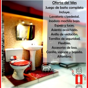 Juego de baño completo