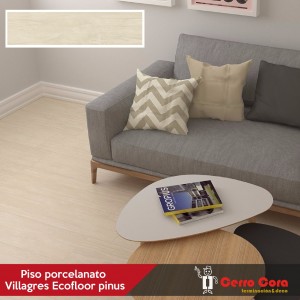 Piso porcelanto Villagres Ecofloor pinus