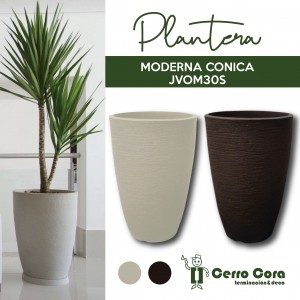 PLANTERA MODERNA CONICA