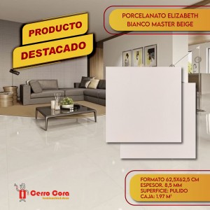 PORCELANATO ELIZABETH BIANCO MASTER BEIGE