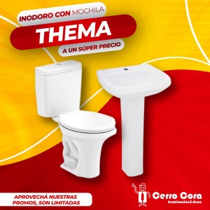 INODORO CON MOCHILA THEMA