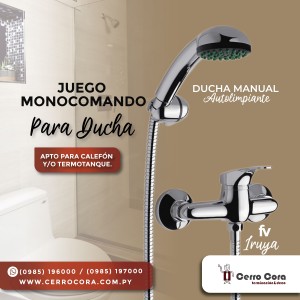 Juego monocomando para ducha y bañera