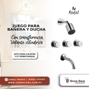 Juego para bañera y ducha