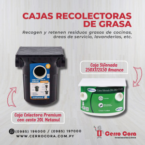 Cajas recolectoras de grasa