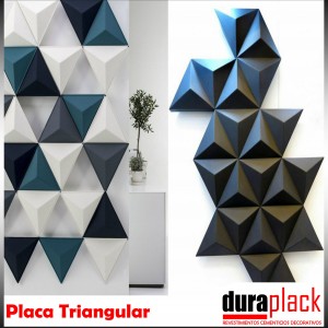 PLACA TRIANGULAR.