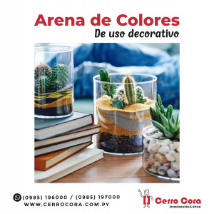 Arena de colores